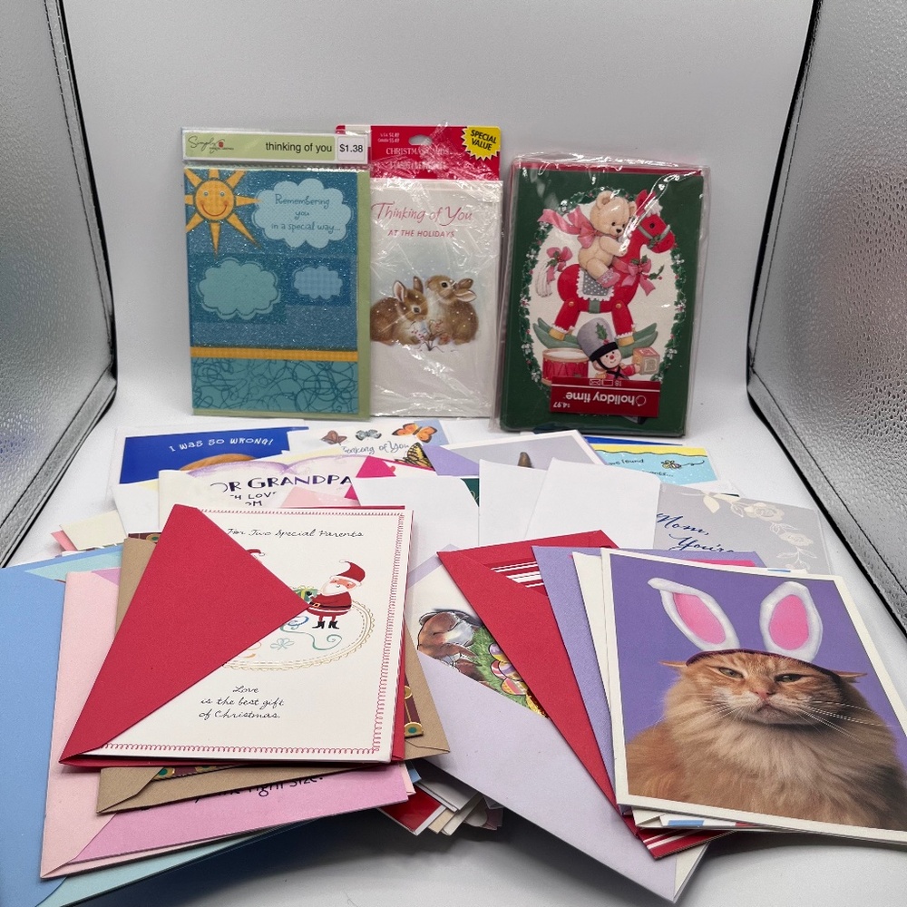 Assorted Greeting/Thank You/Christmas/Birthday cards